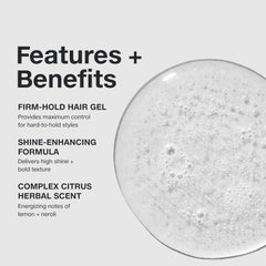 Paul Mitchell gel coiffant, effet humide pour style affirmé.