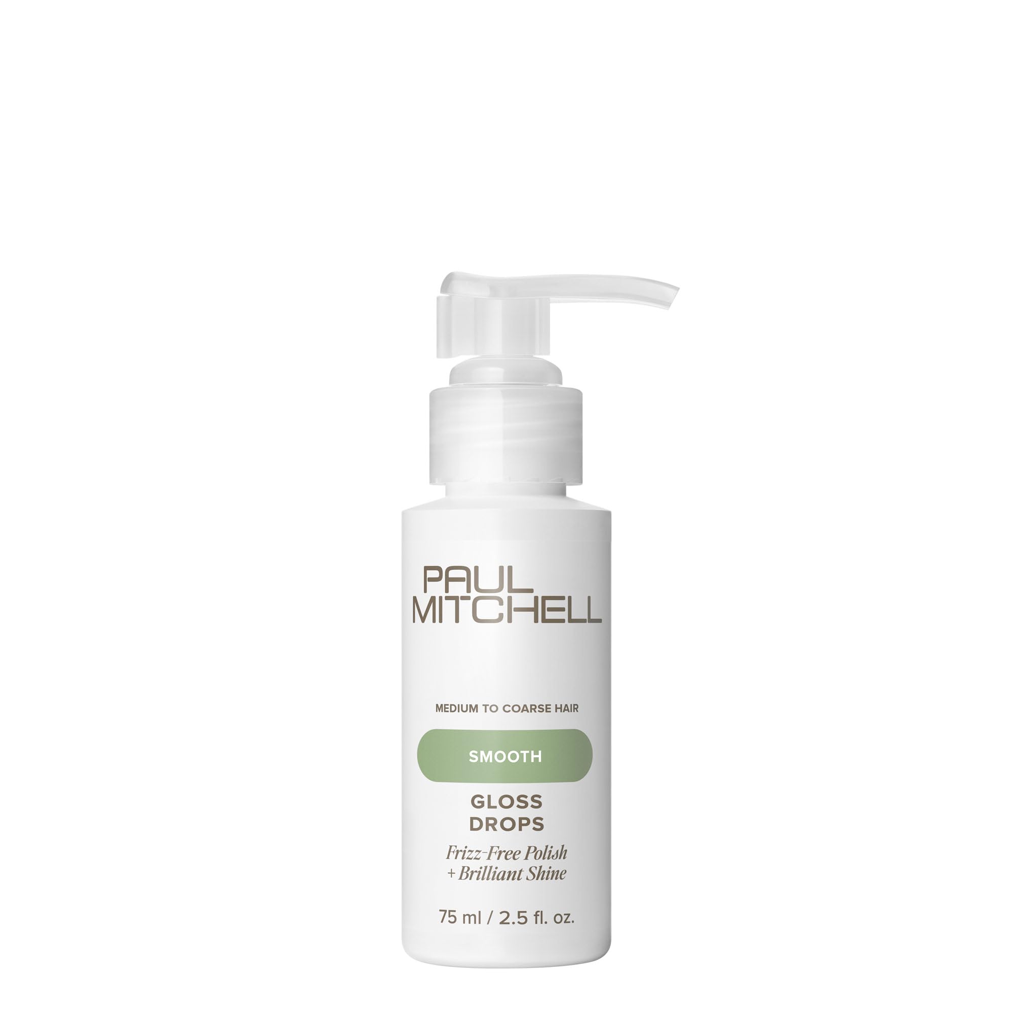 Flacon Paul Mitchell Gloss Drops, brillance et anti-frisottis.