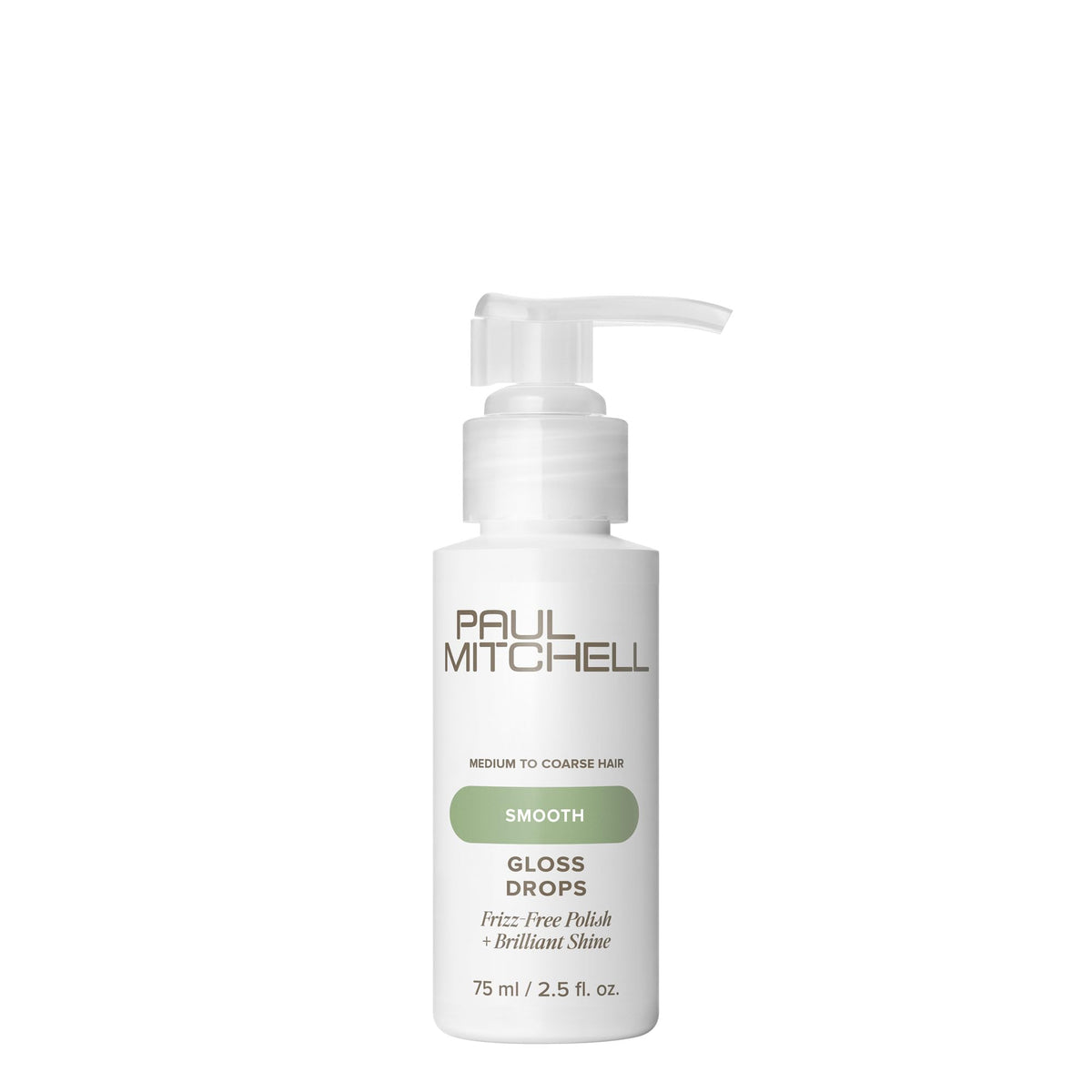 Flacon Paul Mitchell Gloss Drops, brillance et anti-frisottis.
