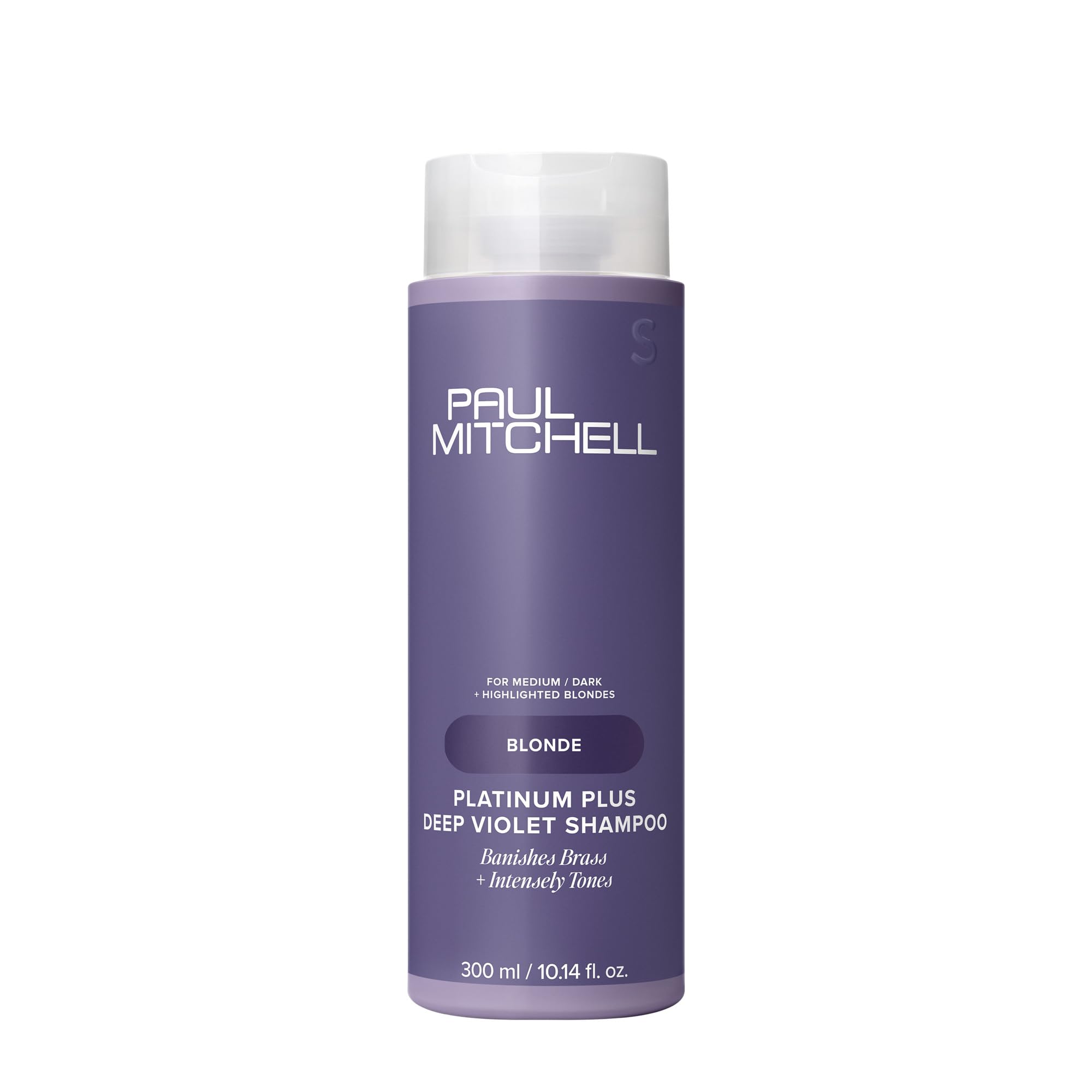 Paul Mitchell Platinum Plus Shampoing Violet, flacon élégant et brillance renforcée