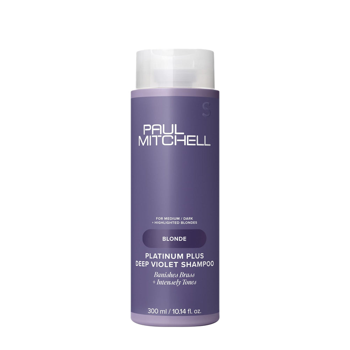 Paul Mitchell Platinum Plus Shampoing Violet, flacon élégant et brillance renforcée