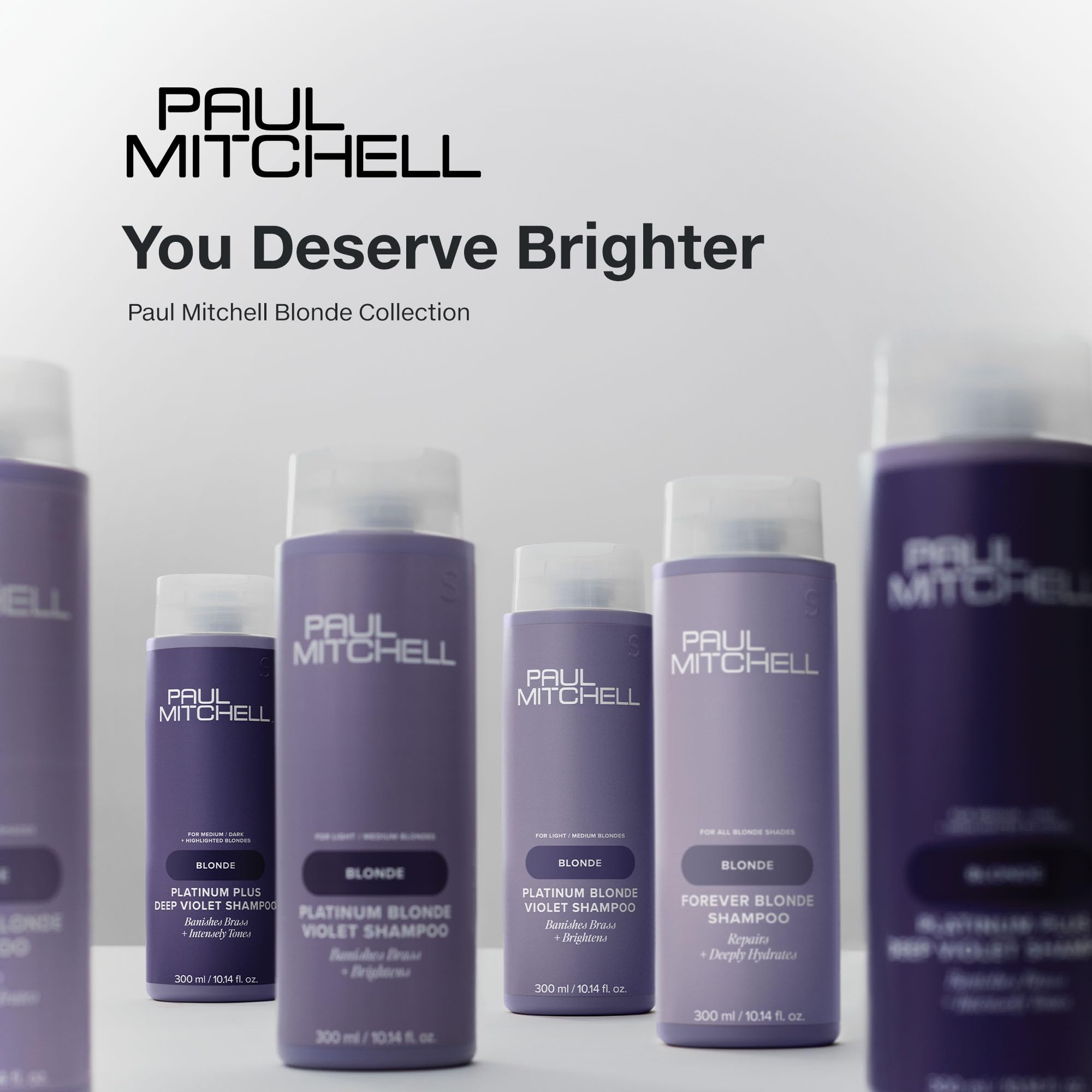 Brillance renforcée après utilisation du Shampoing Violet Platinum Plus