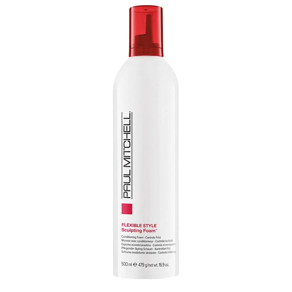 Paul Mitchell Sculpting Foam, bouteille: volume soutenu et texture définie.