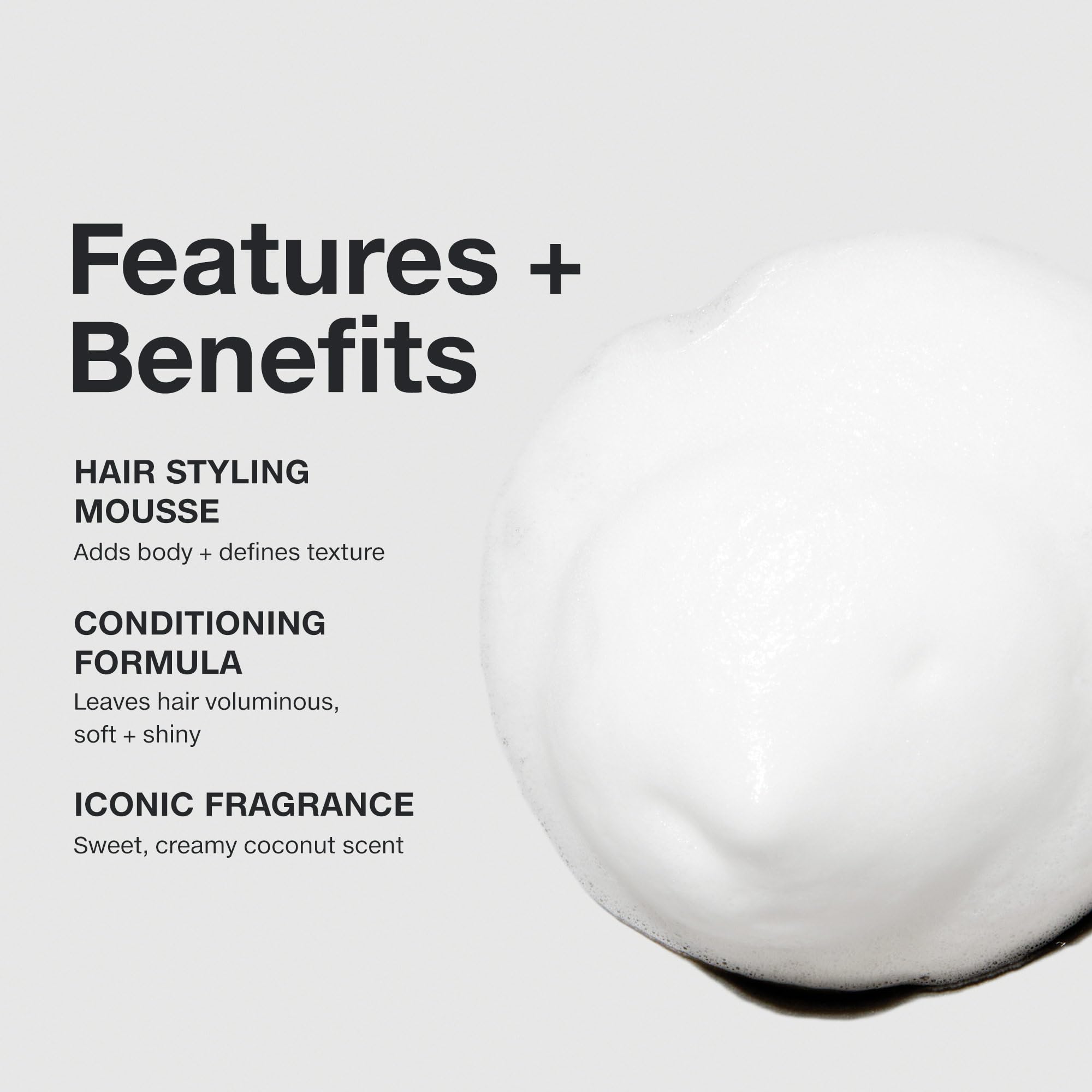 Paul Mitchell Sculpting Foam, contrôle des frisottis pour un look lisse.