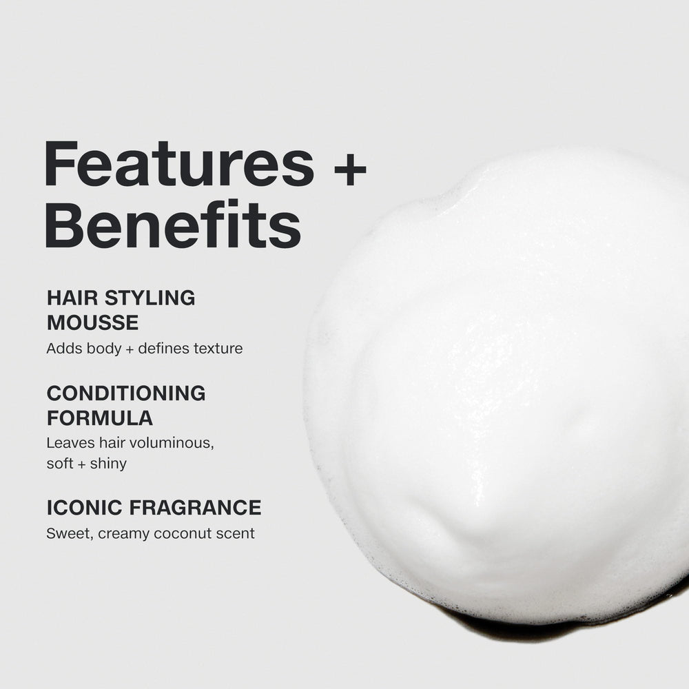 Paul Mitchell Sculpting Foam, contrôle des frisottis pour un look lisse.