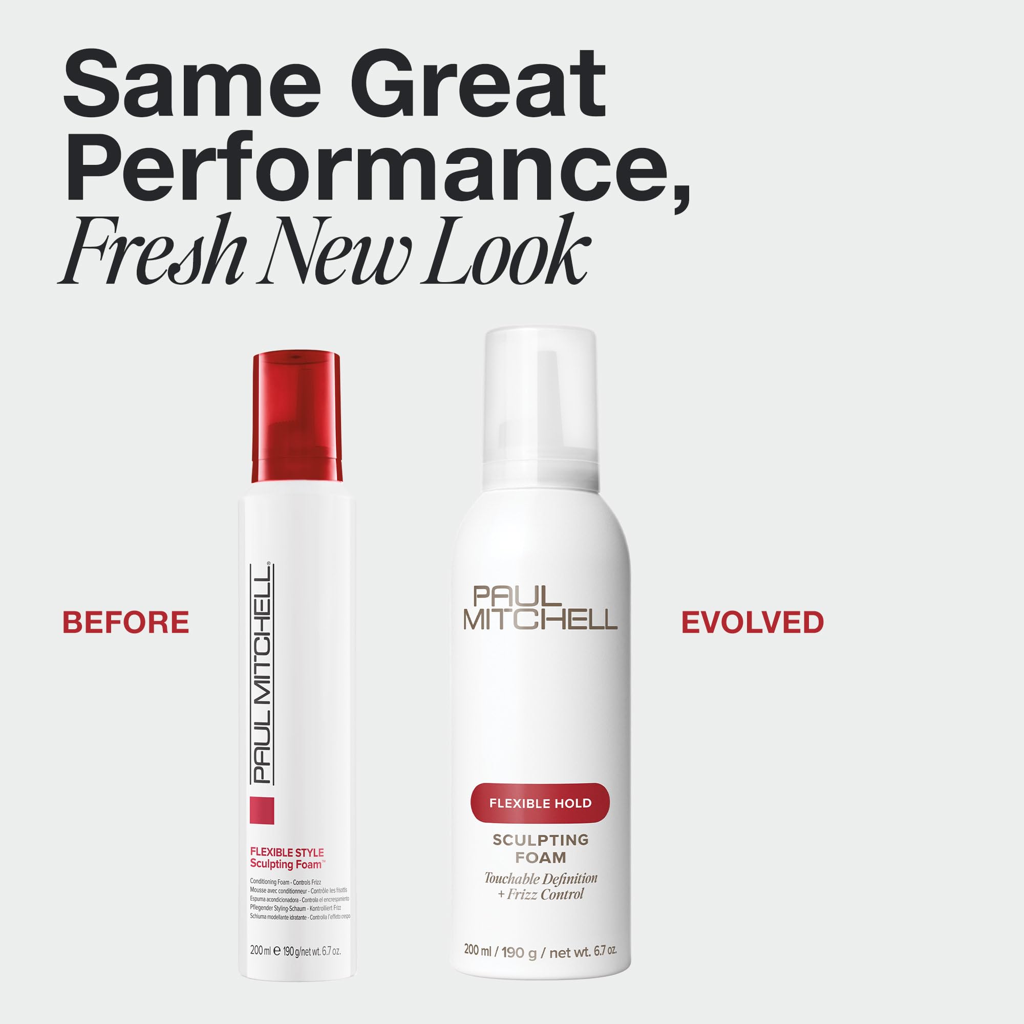 Paul Mitchell Sculpting Foam – définition et texture, cheveux plus structurés.