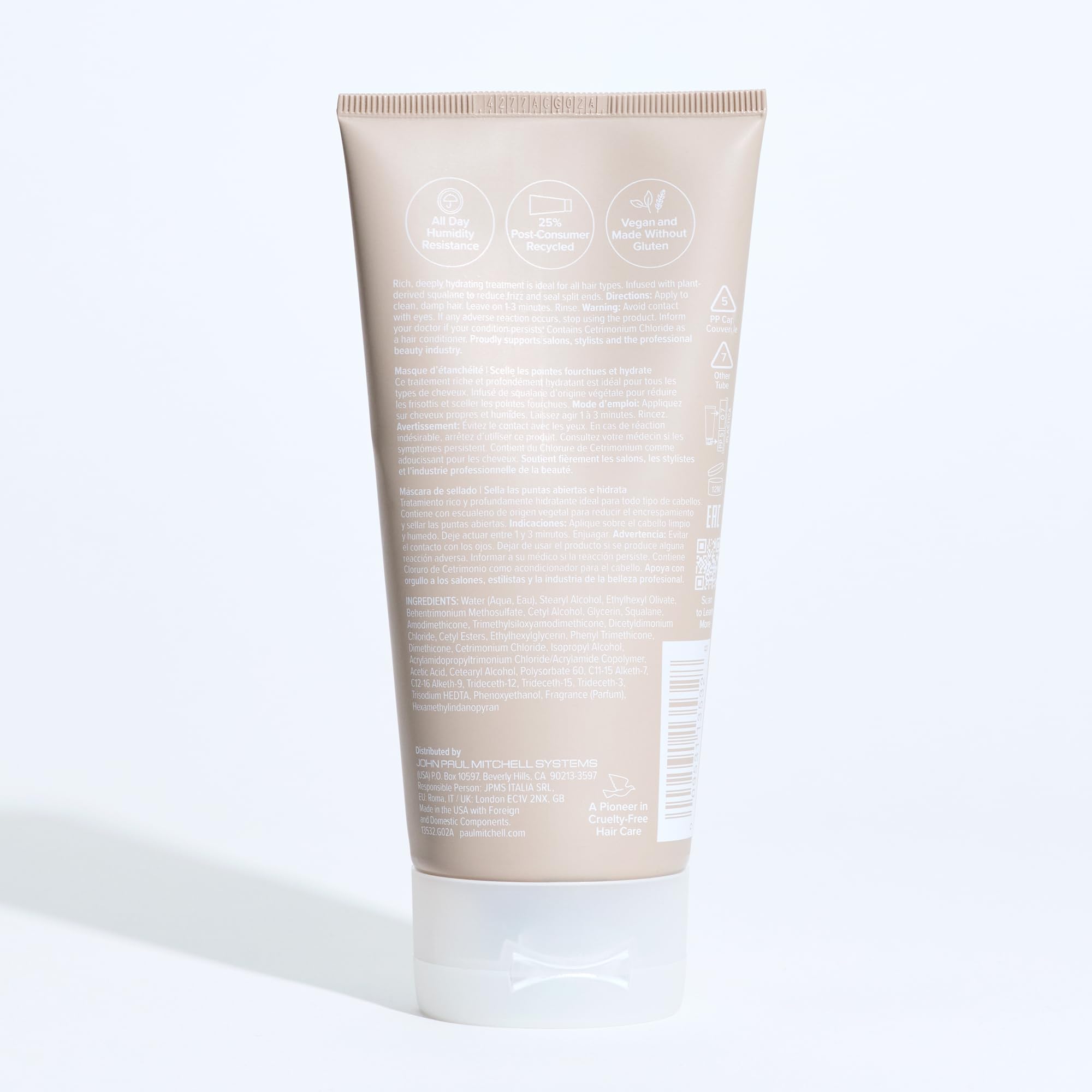 Paul Mitchell Sealing Mask résistance à l'humidité, performance durable sans frisottis.