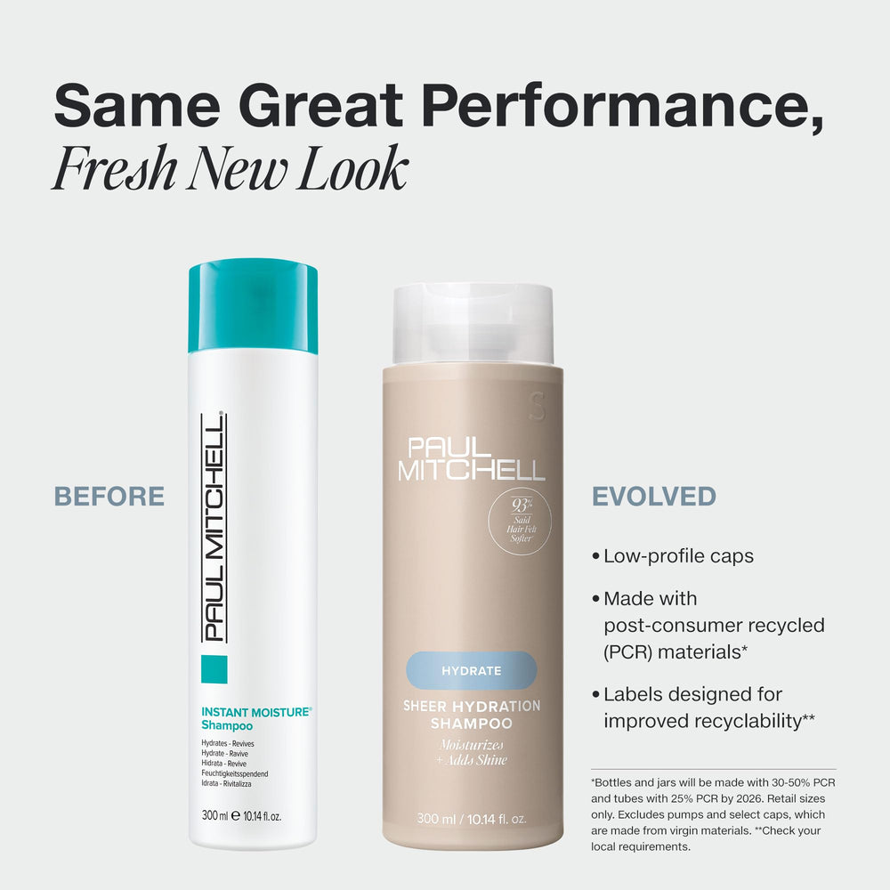 Paul Mitchell Shampoing Hydratant, cheveux secs revitalisés et douceur