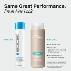 Paul Mitchell Shampoo Two - texture légère qui laisse cheveux propres et frais après lavage.