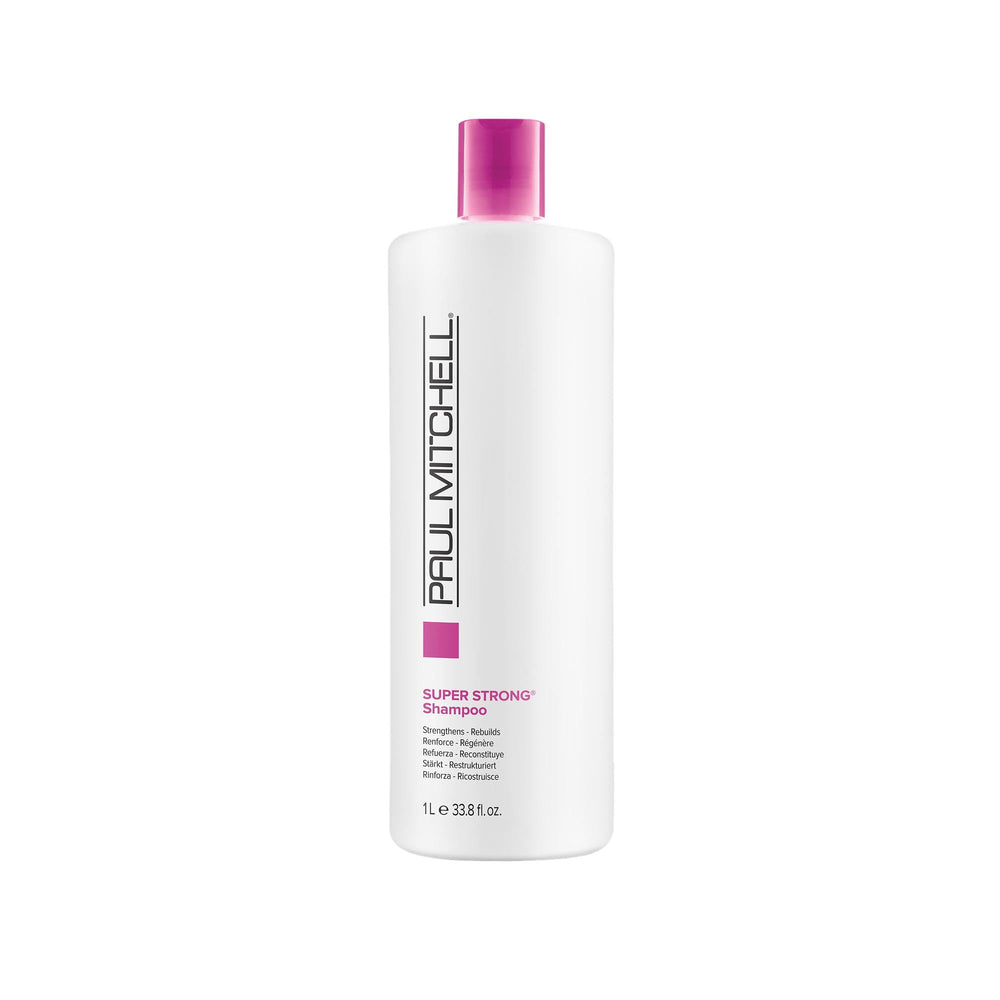 Paul Mitchell Shampooing Fortifiant – bouteille de 1000 ml, répare et renforce les cheveux.