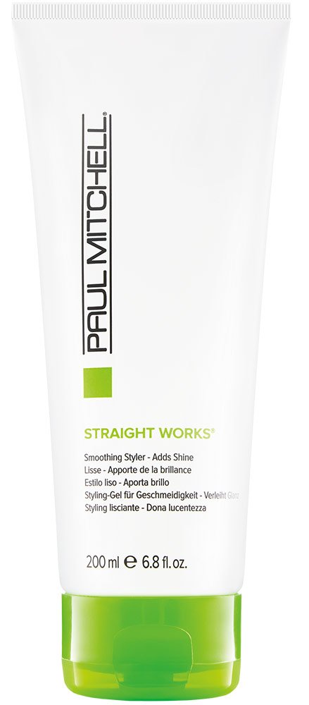 Paul Mitchell Straight Works Gel : bouteille prête à lisser les cheveux texturés