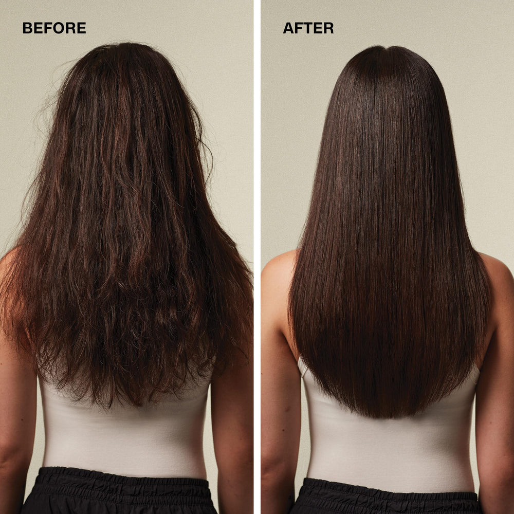 Paul Mitchell Straight Works: brillance naturelle et soyeuse révélée après le gel.