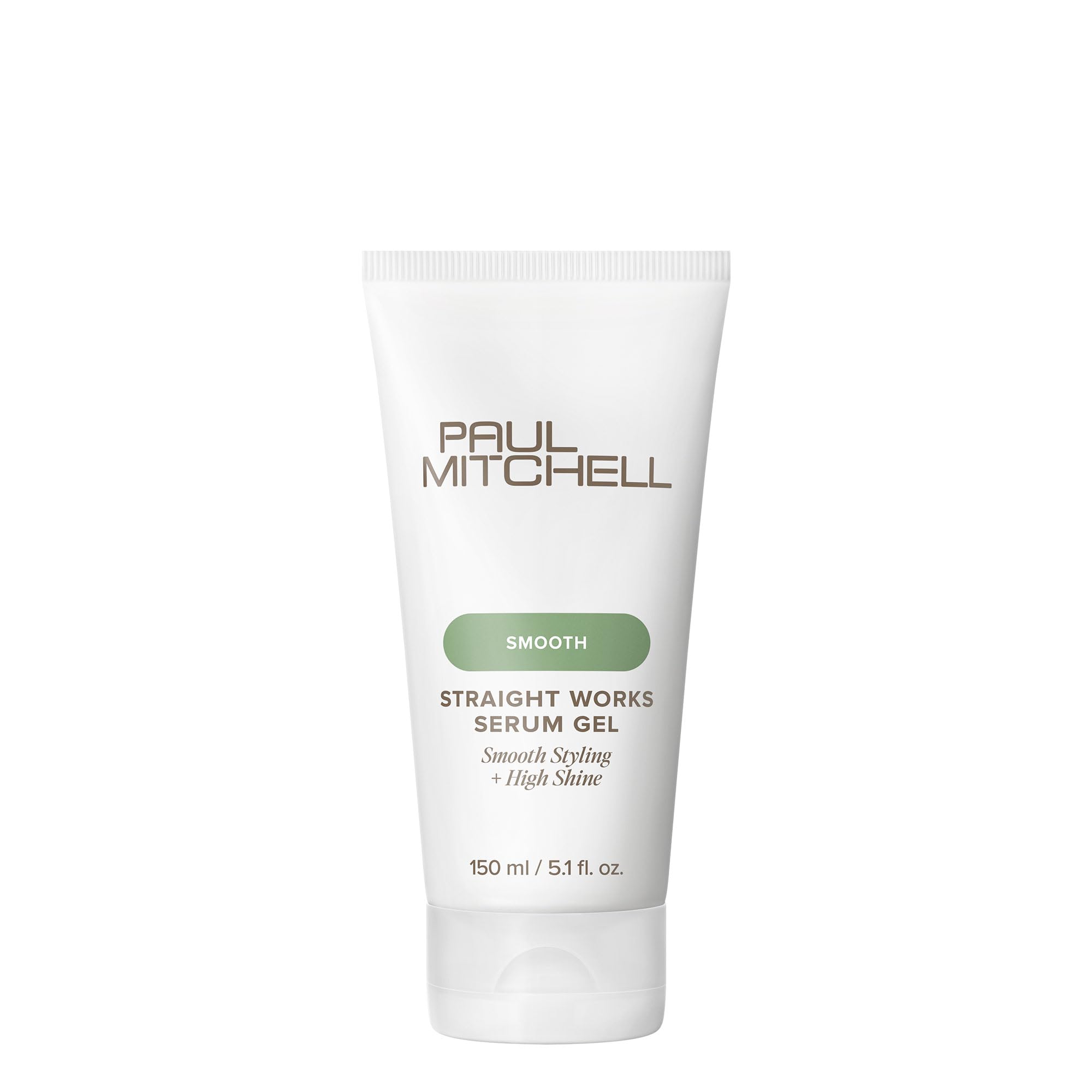 Paul Mitchell Straight Works: bouteille de gel prête au lissage des cheveux texturés et frisés.