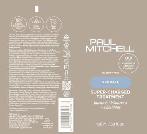 Paul Mitchell Super-Charged Treatment – emballage PCR reflétant l’engagement environnemental