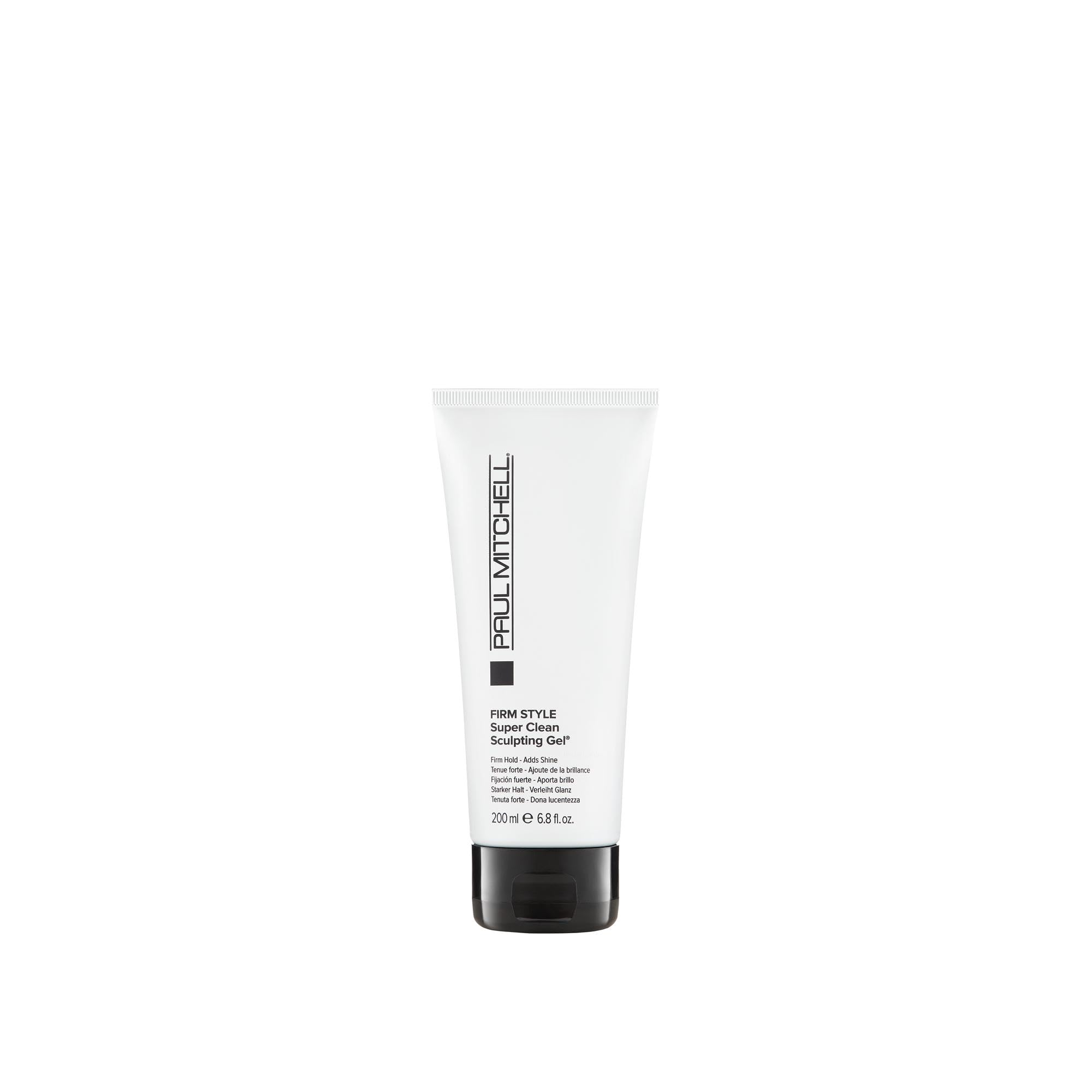 Paul Mitchell Super Clean Sculpting Gel, flacon 6,8 oz — brillance et tenue durable.