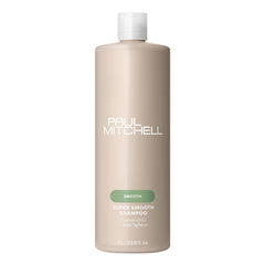 Paul Mitchell Super Smooth Shampoo – bouteille et étiquette, douceur instantanée et démêlage facilité