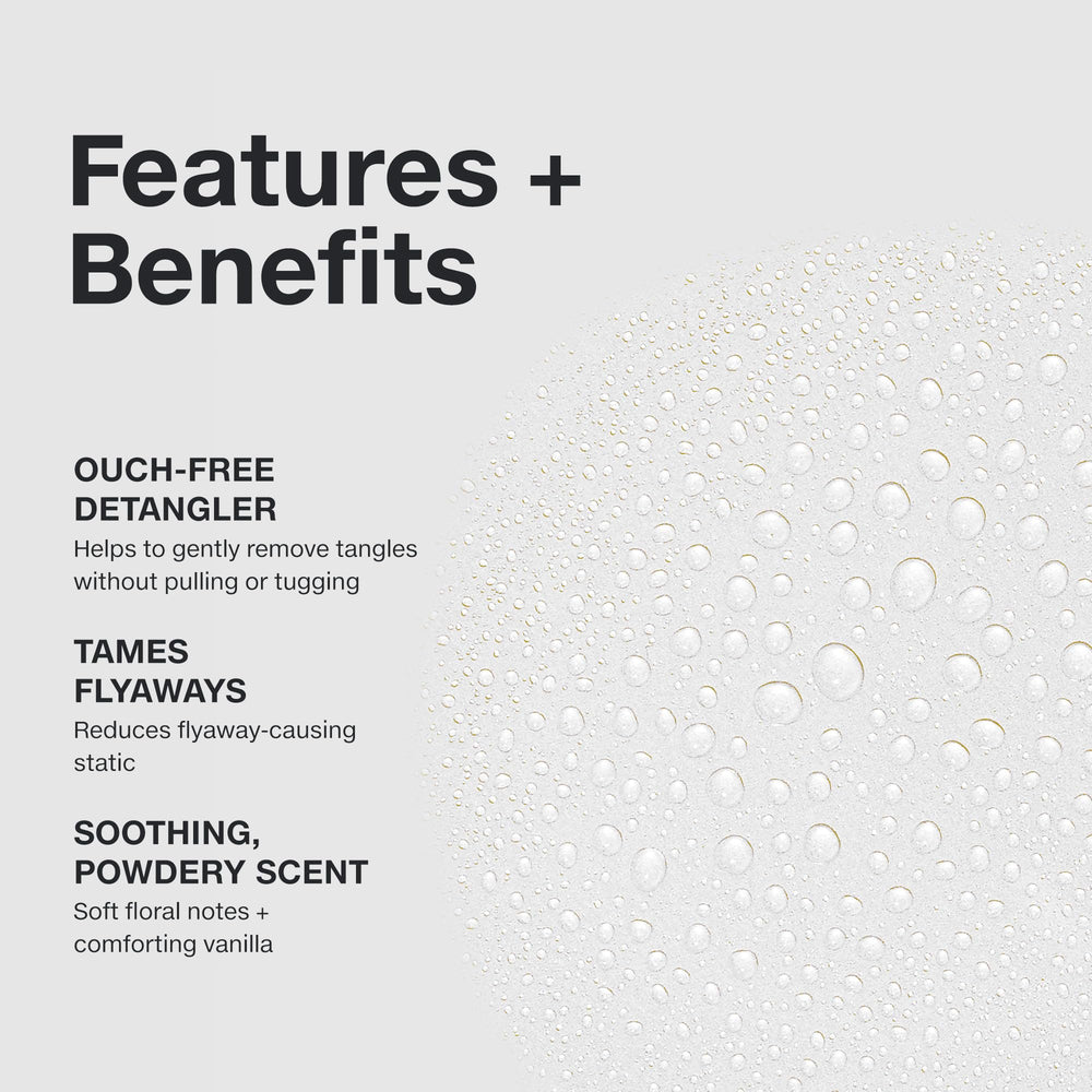 Paul Mitchell Taming Spray réduit la statique pour cheveux d'enfants.