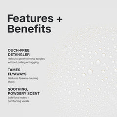 Paul Mitchell Taming Spray réduit la statique pour cheveux d'enfants.