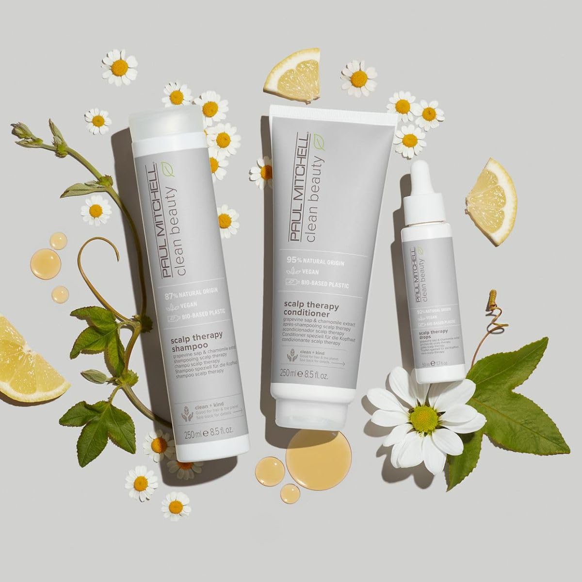 Zinc dans le Shampoing Paul Mitchell, aide à rééquilibrer le sébum du cuir chevelu