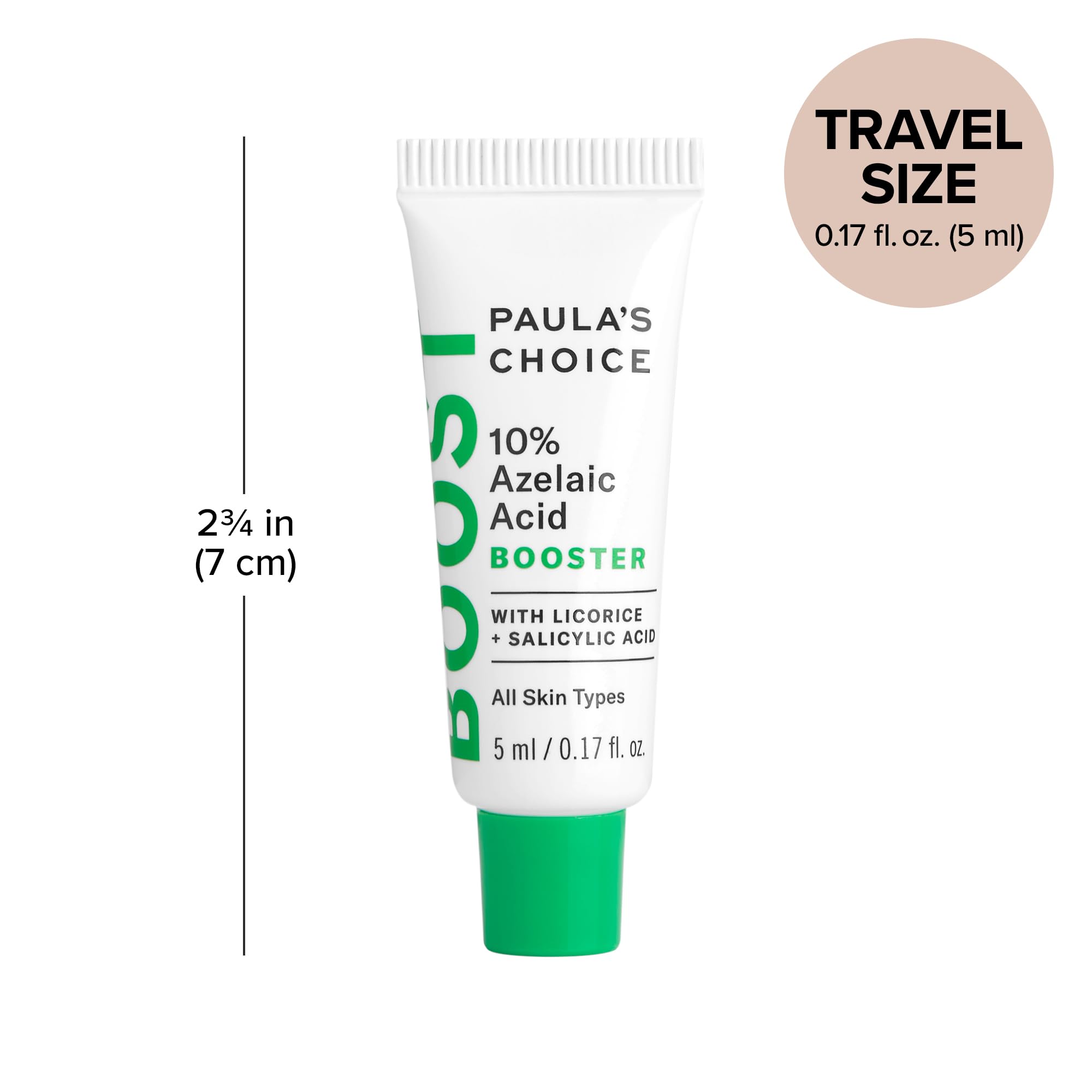 Paula's Choice Boost bottle close-up with dropper for precise dosing.