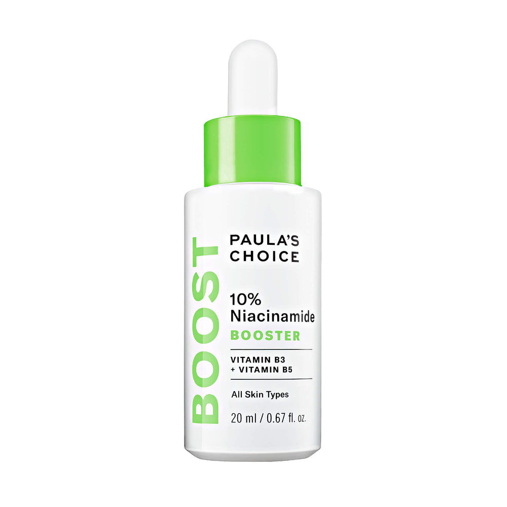 Paula's Choice Boost 10% Niacinamide: flacon sérum, concentration efficace pour l'éclat du teint