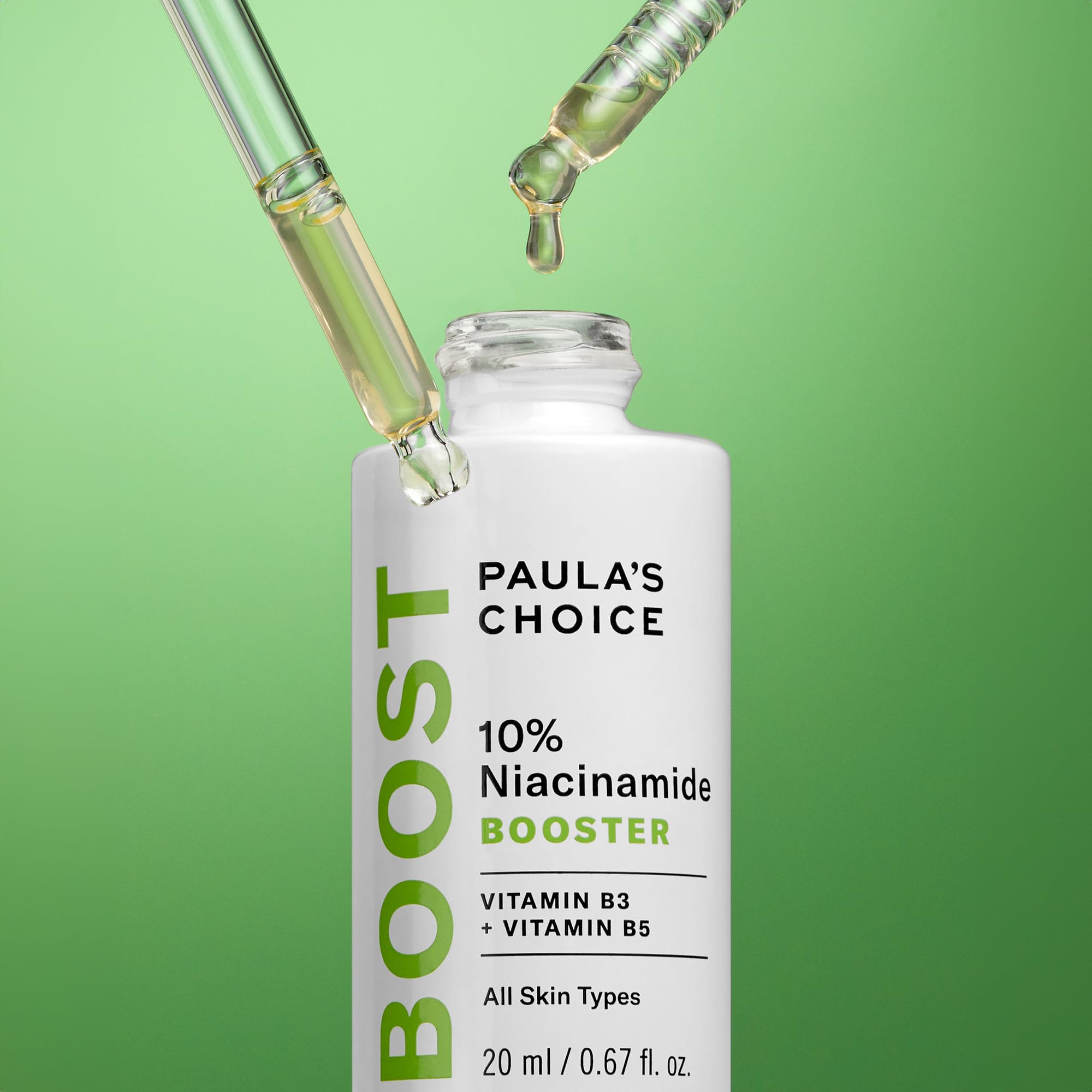 Teint plus homogène potentiel avec Paula's Choice Boost 10% Niacinamide