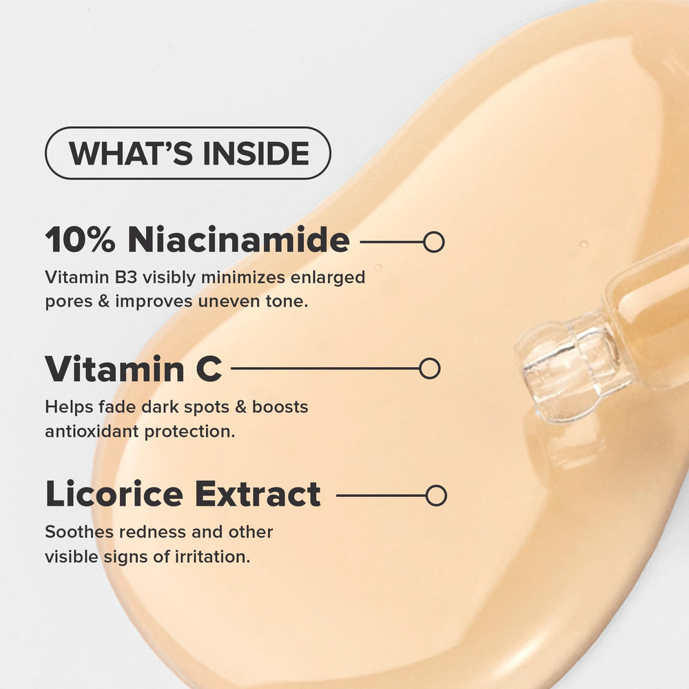 Texture légère du sérum Paula's Choice Boost 10% Niacinamide qui s'absorbe rapidement