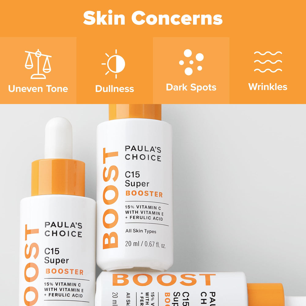 Paula's Choice Boost C15 Serum – sans parfum, idéal pour peaux sensibles