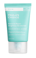 Paula's Choice CALM pompe crème visage — hydratation légère pour peau sensible.