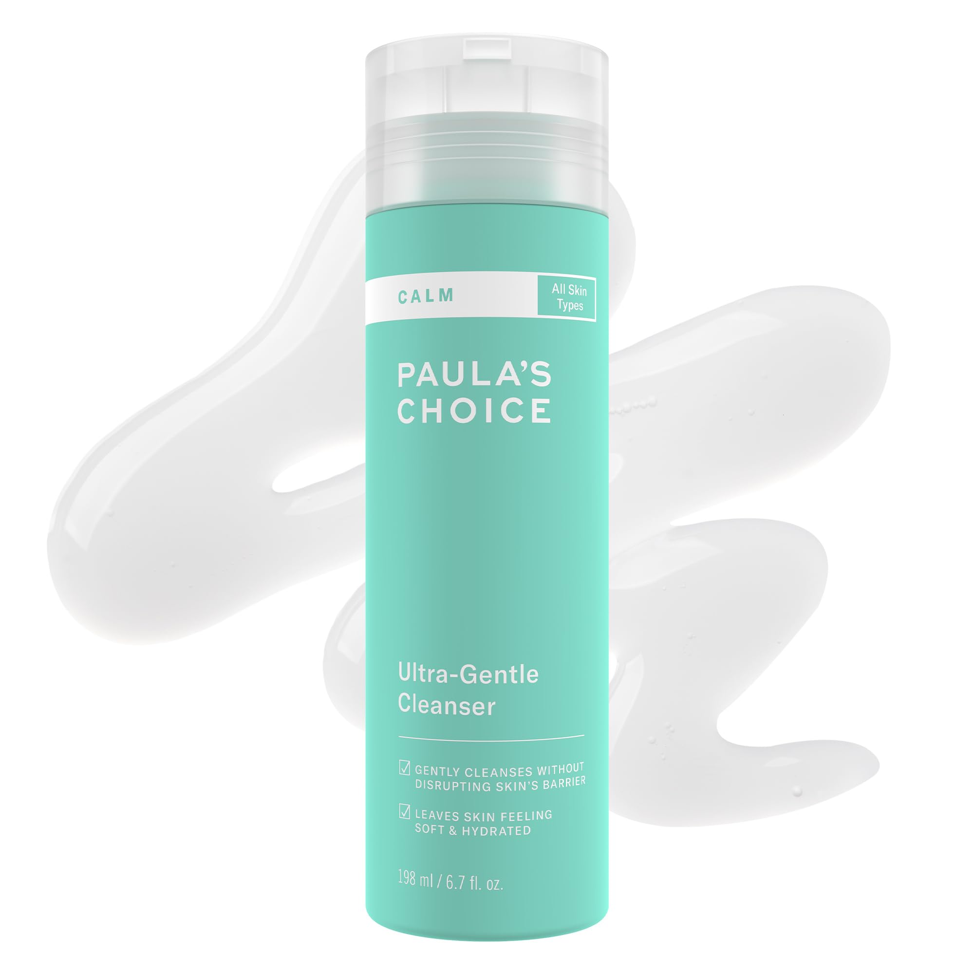 Paula's Choice Cleanser bouteille douce: nettoie en douceur les peaux sensibles.