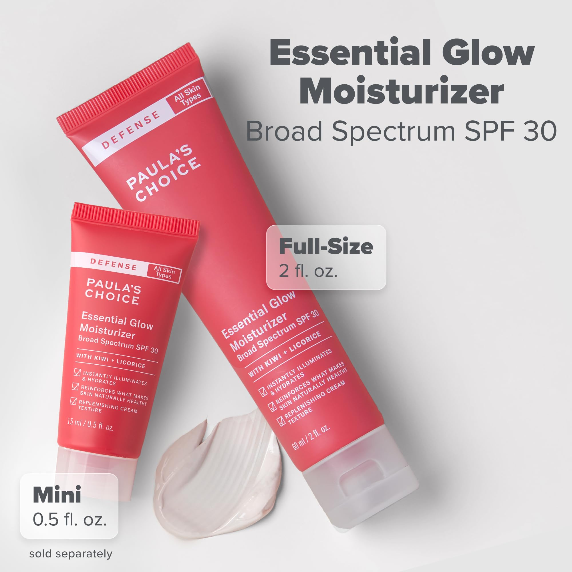 Antioxydants resveratrol et kiwi dans Paula's Choice Defense Essential Glow.