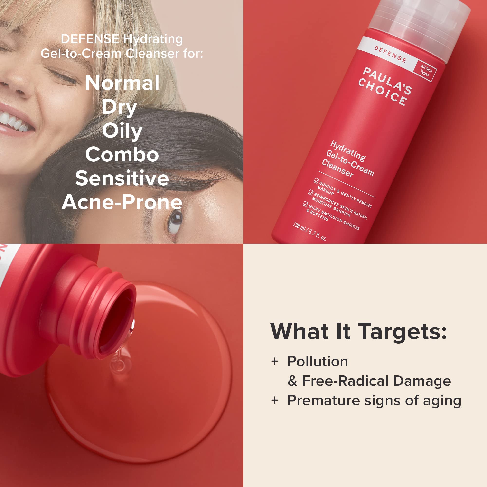 Paula's Choice DEFENSE: nettoyage des polluants atmosphériques.