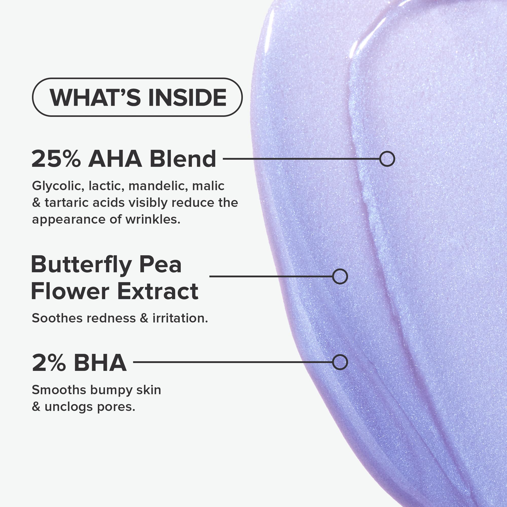 Pores minimisés après utilisation avec Paula's Choice Exfoliant visage.