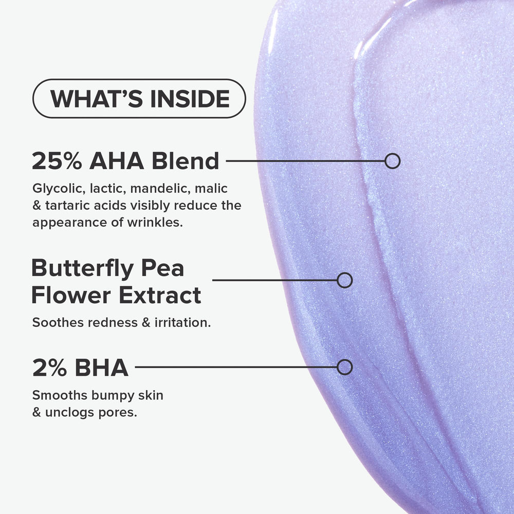 Pores minimisés après utilisation avec Paula's Choice Exfoliant visage.