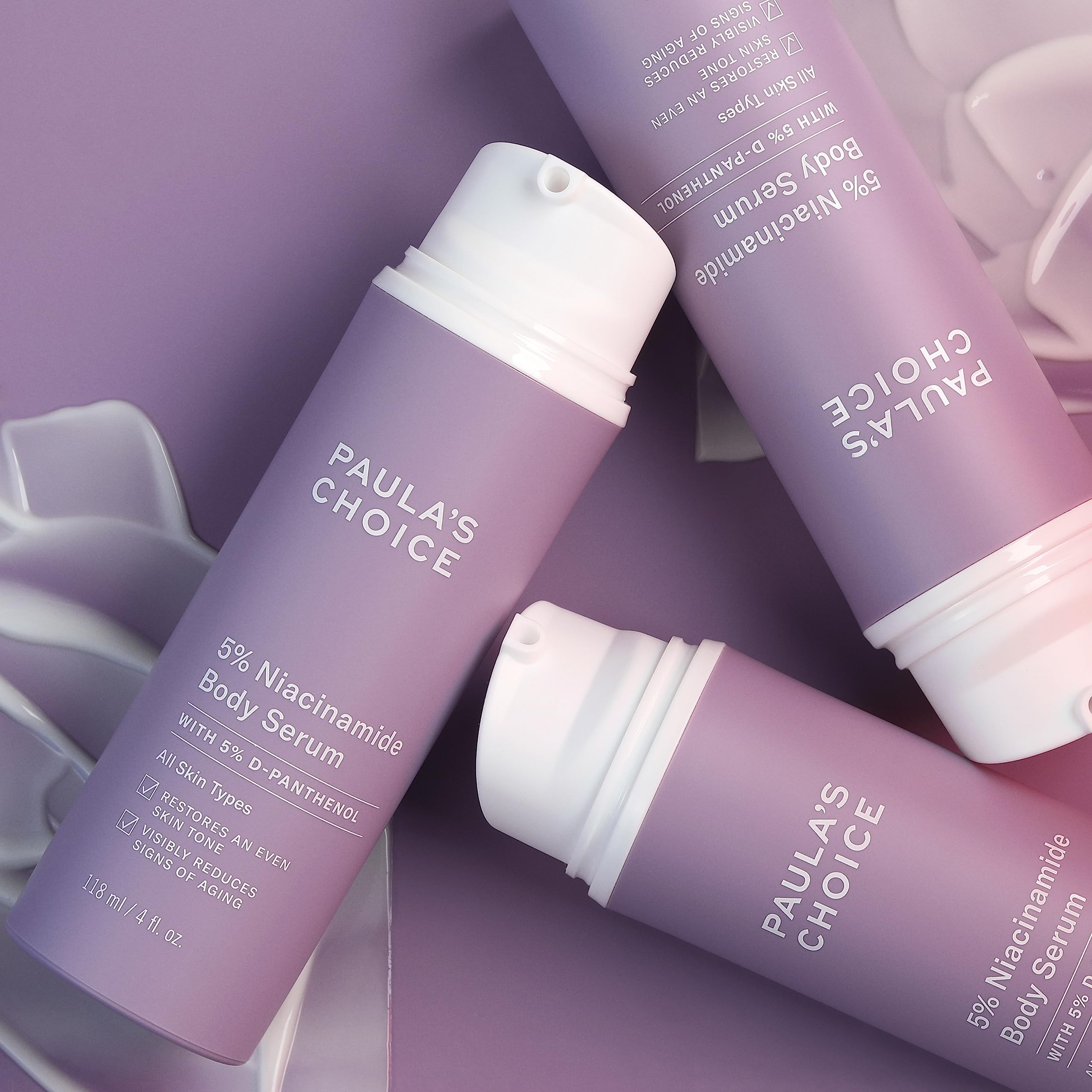 Paula's Choice Niacinamide et d-Panthenol, soin corps uniformisant.