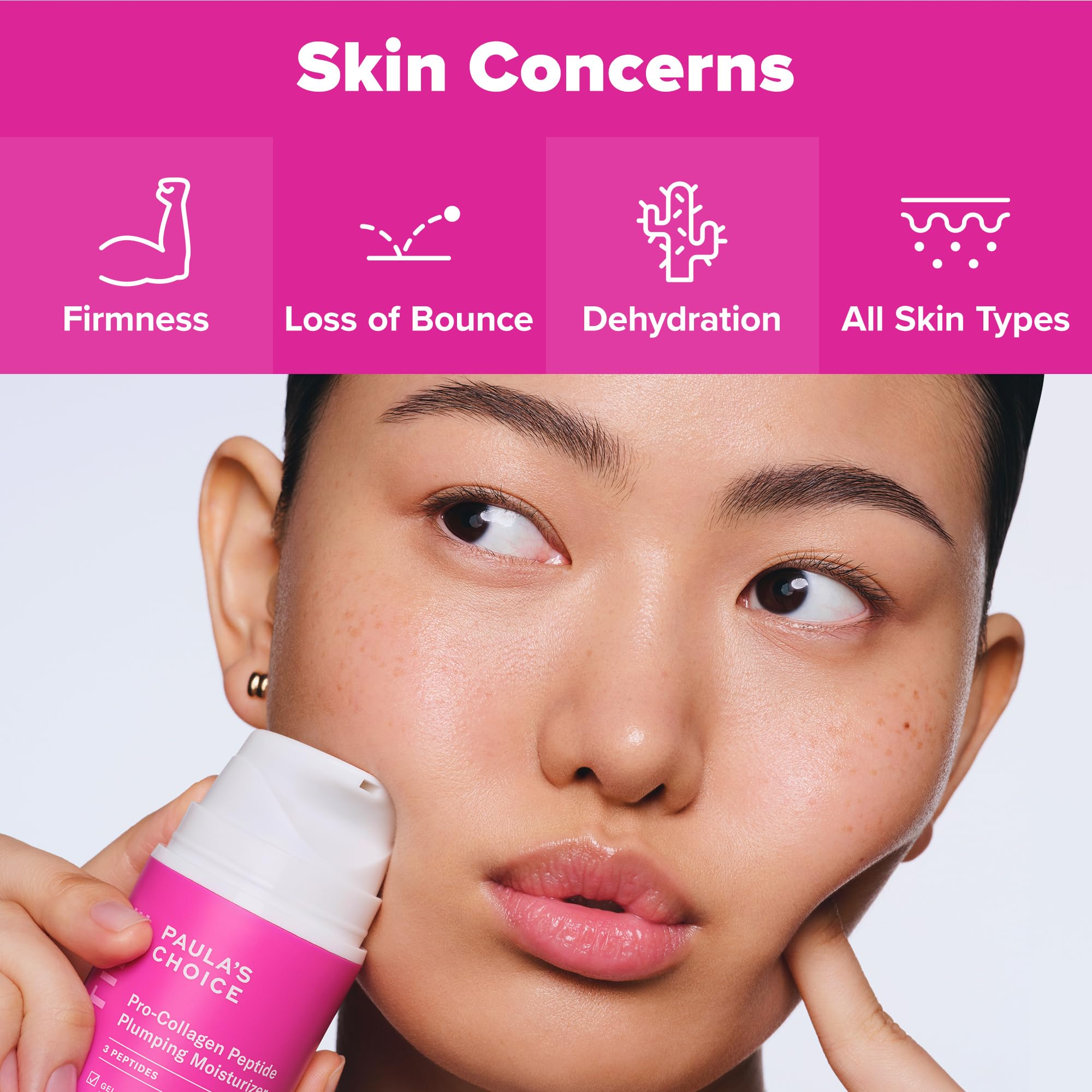 Paula's Choice Pro-Collagen Peptide, formulation douce pour peaux sujettes aux imperfections.