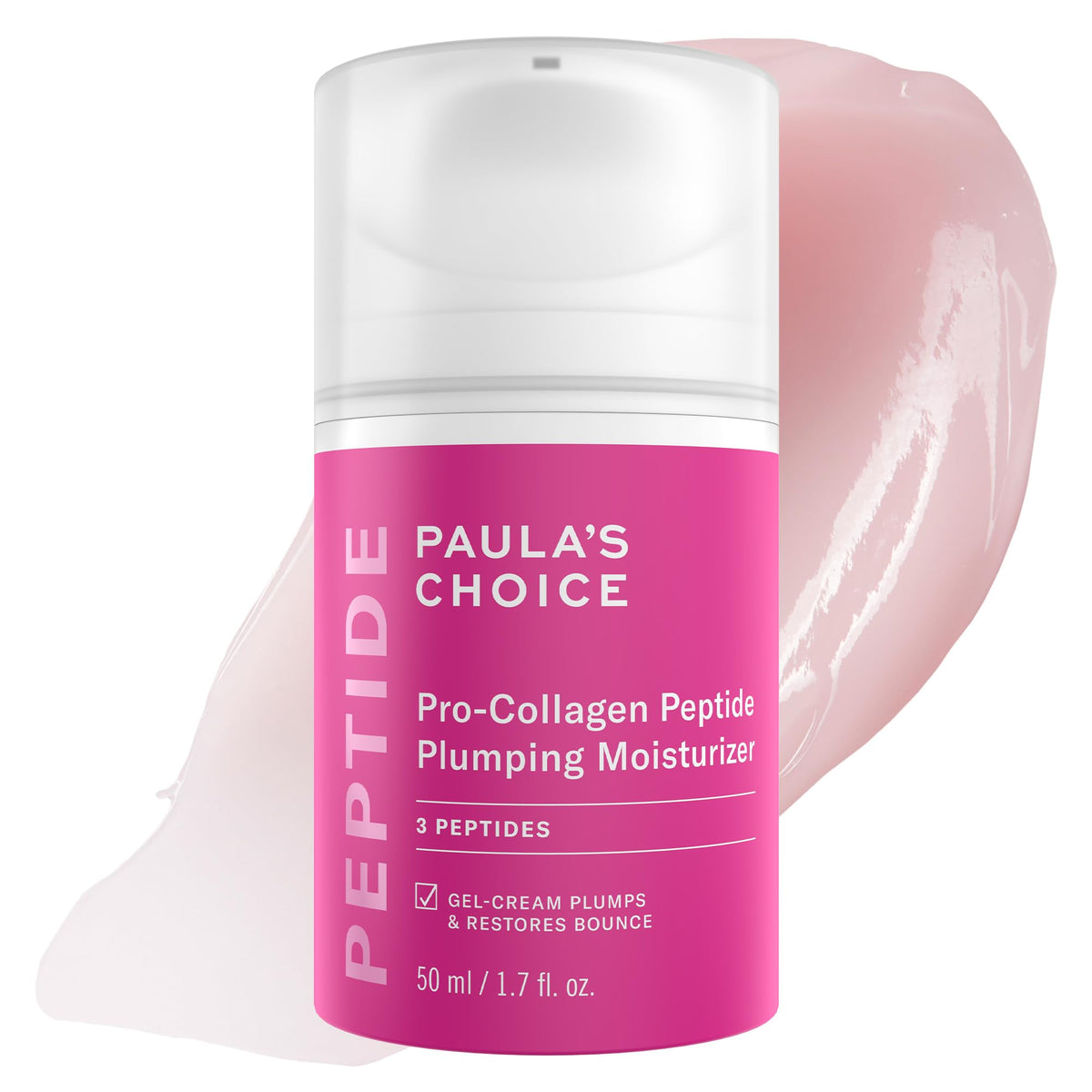 Paula's Choice Pro-Collagen Peptide, texture gel-crème, hydratation légère et repulpante.