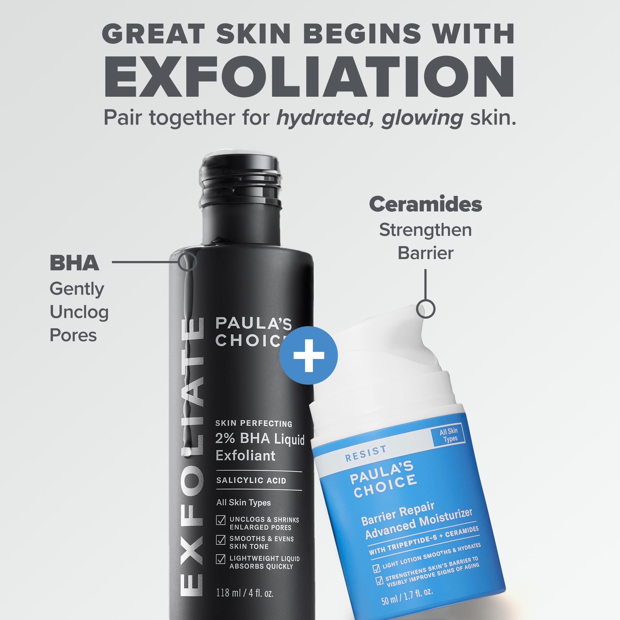 Paula's Choice RESIST Barrier Repair, adapté aux peaux sensibles et normales.
