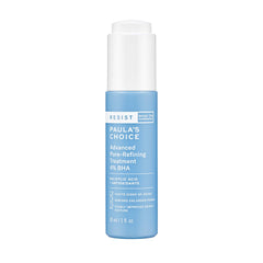 Sérum Paula's Choice RESIST BHA 4% dans sa bouteille, pores nets et peau lisse.