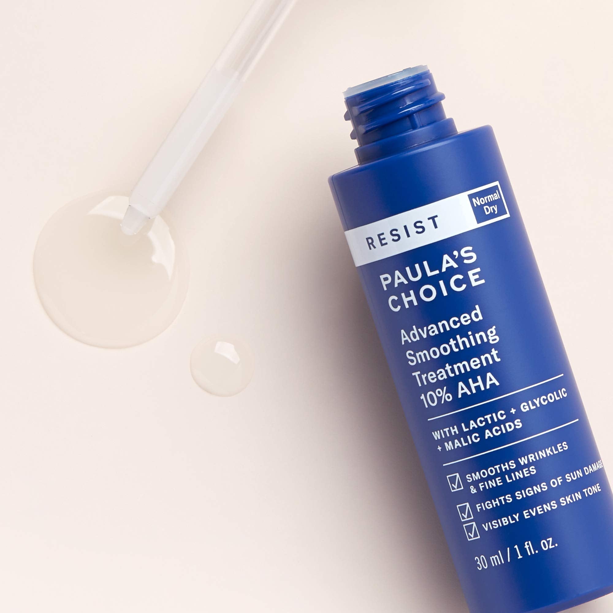 Paula's Choice RESIST 10% AHA, emballage durable et respectueux de la planète