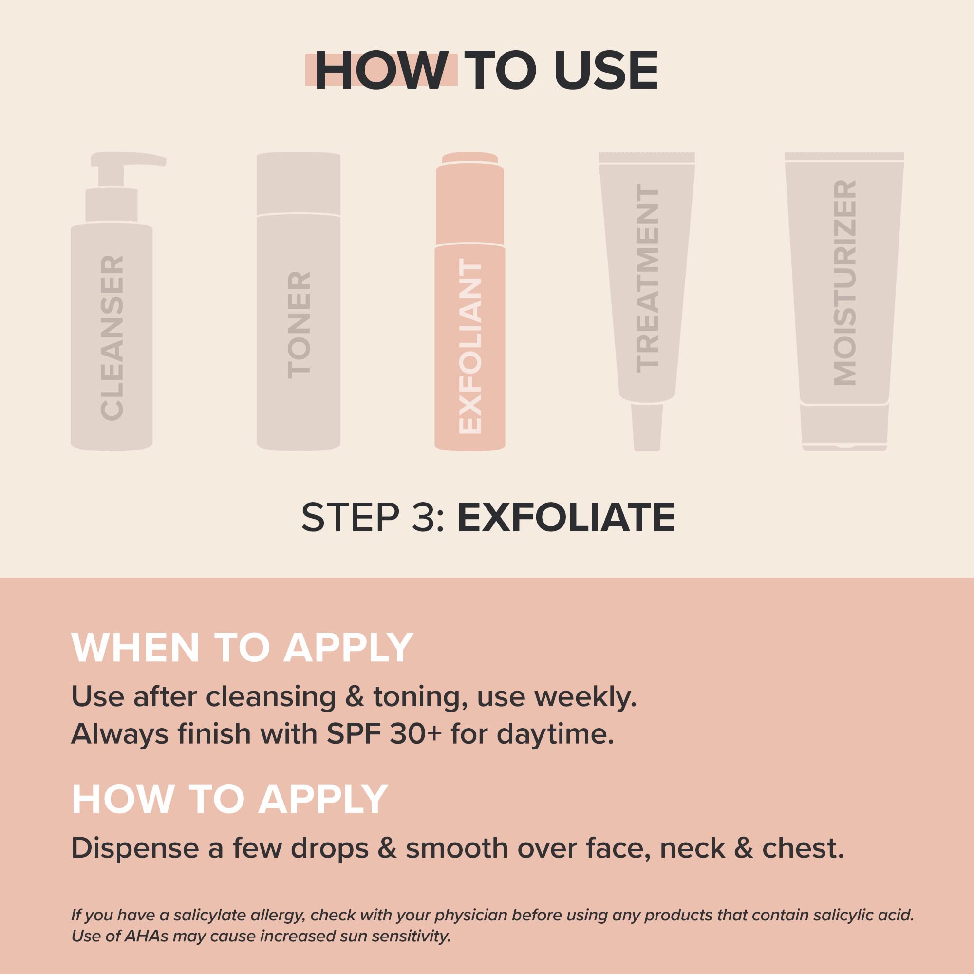 Paula's Choice RESIST 10% AHA, texture exfoliante fluide peut lisser la texture de la peau