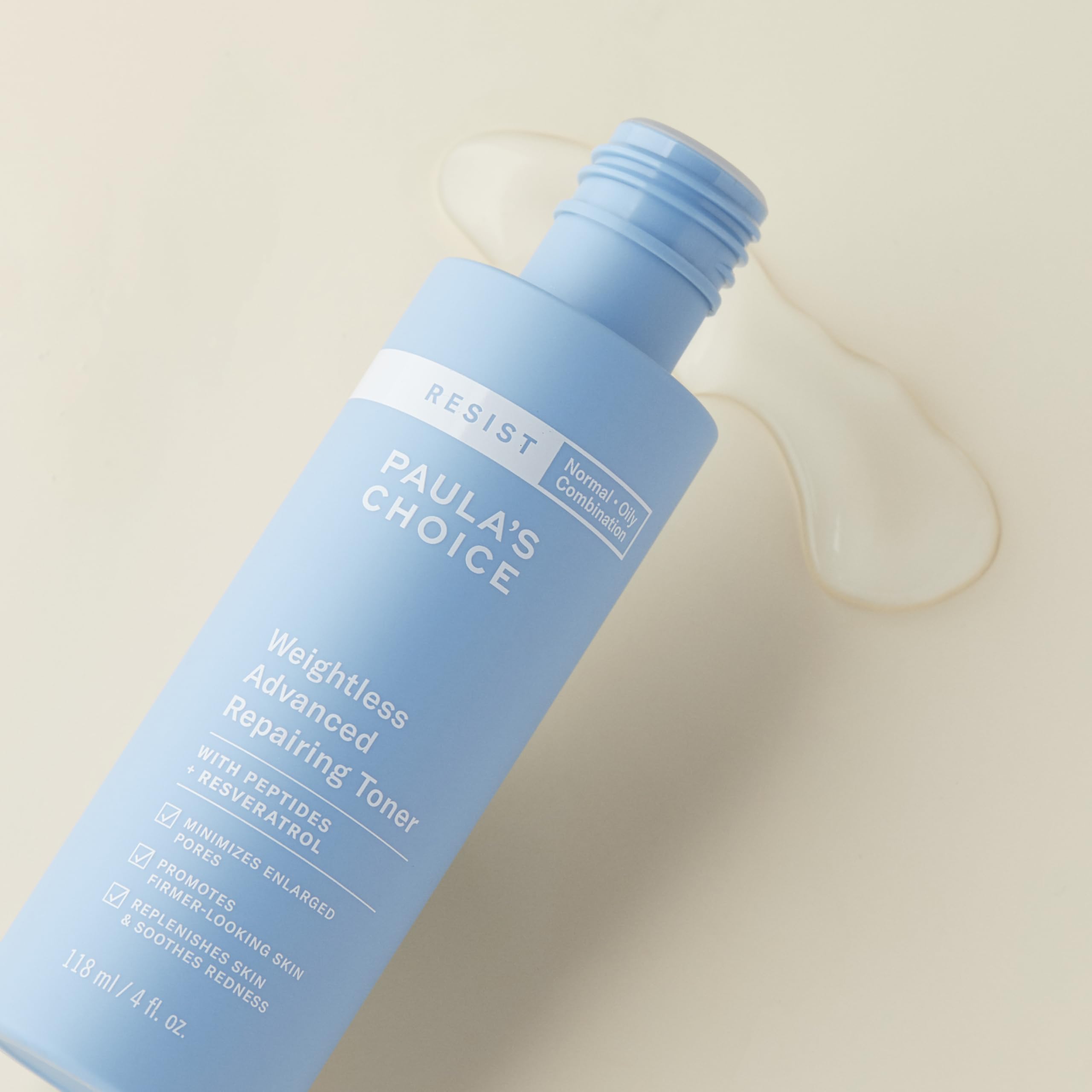 Paula's Choice Resist tonique visage: barrière hydratée grâce à l'acide hyaluronique.