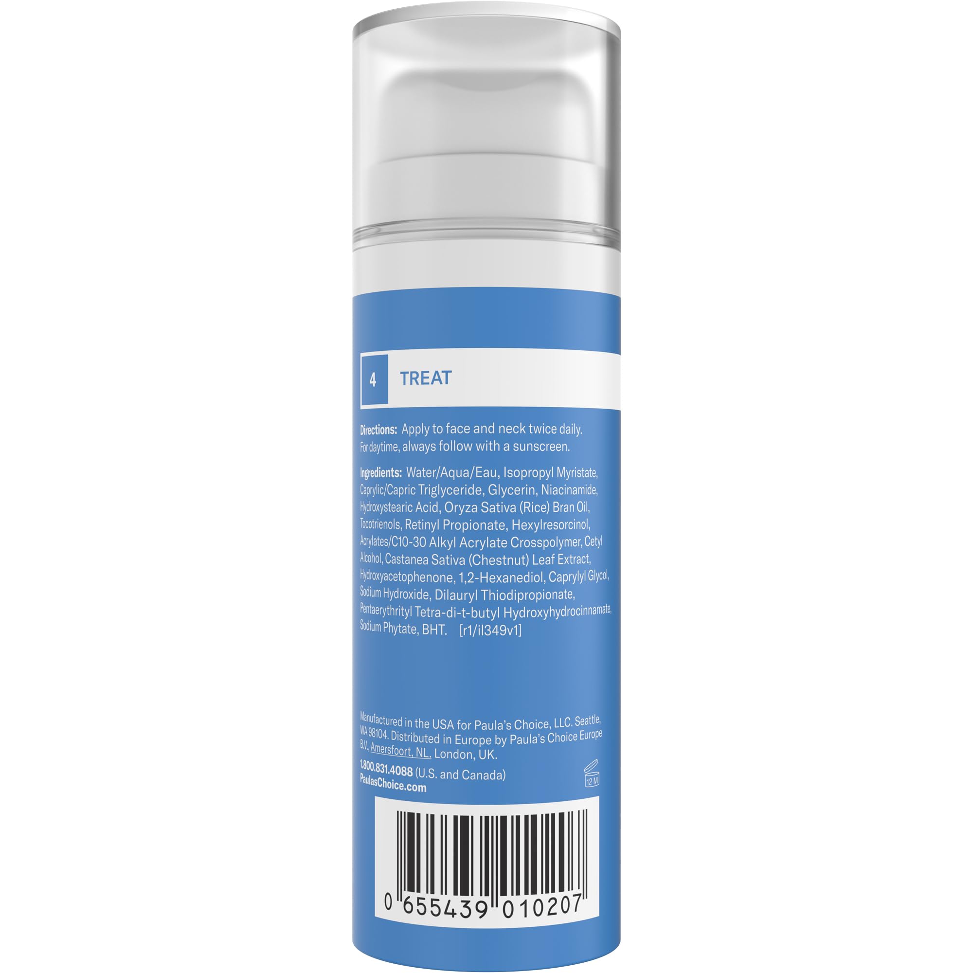 Texture soyeuse du serum Paula's Choice Resist Total Repair prête à l'application.