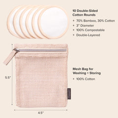 Sac de lavage zippé Paula's Choice pour rangement et lavage faciles.