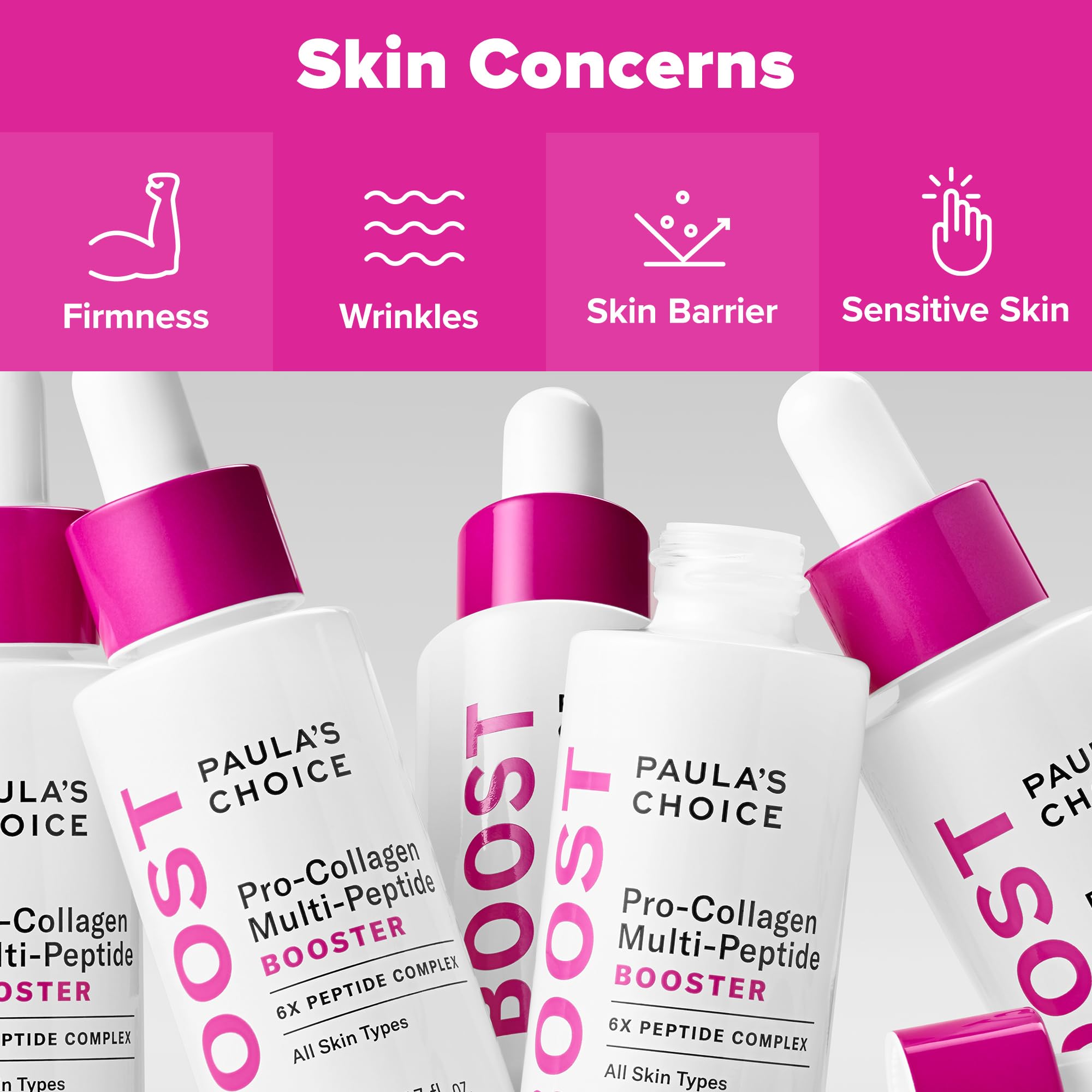 Sérum Paula's Choice Pro-Collagen, flacon compact idéal pour voyager