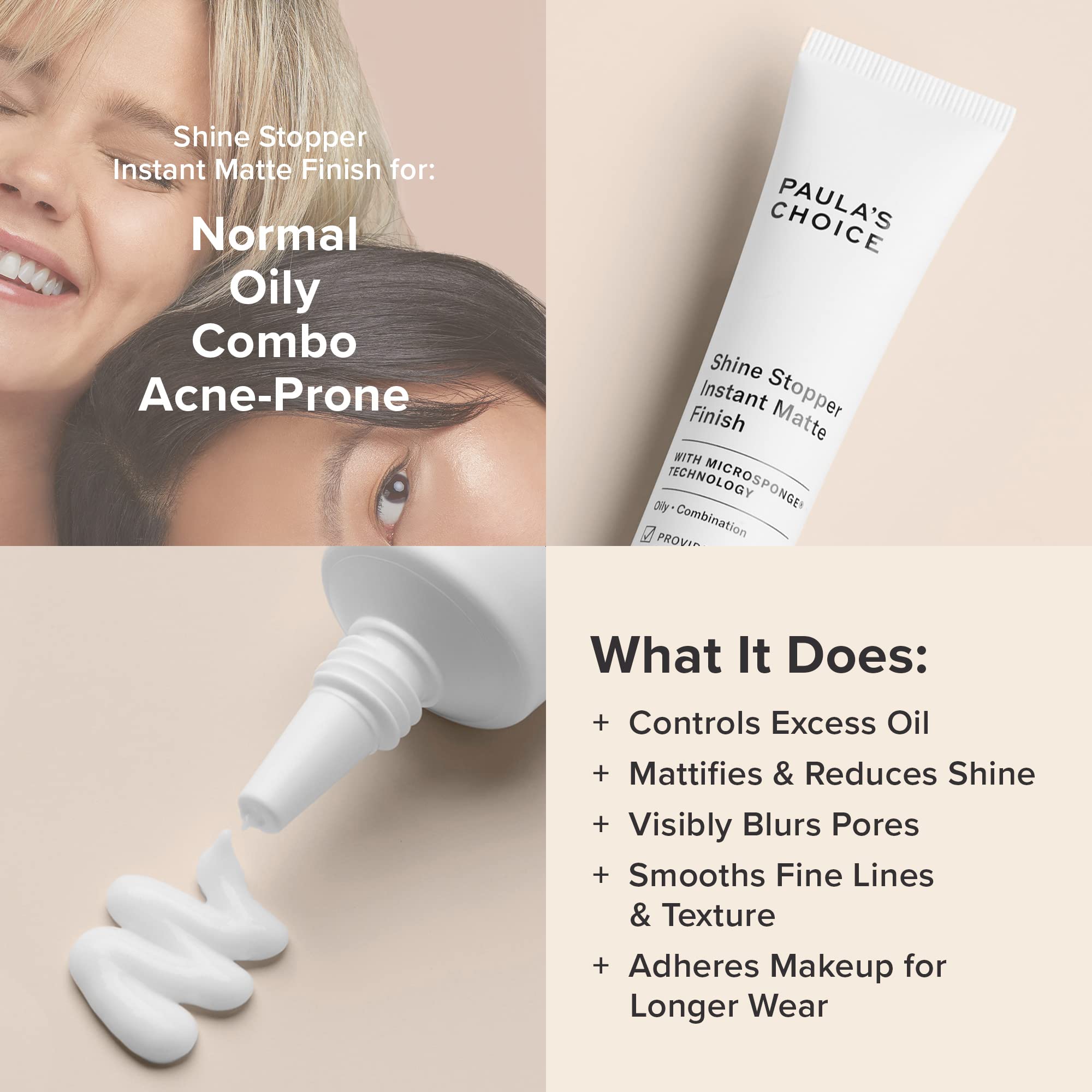 Paula's Choice Shine Stopper réduit visiblement les pores pour un teint lisse