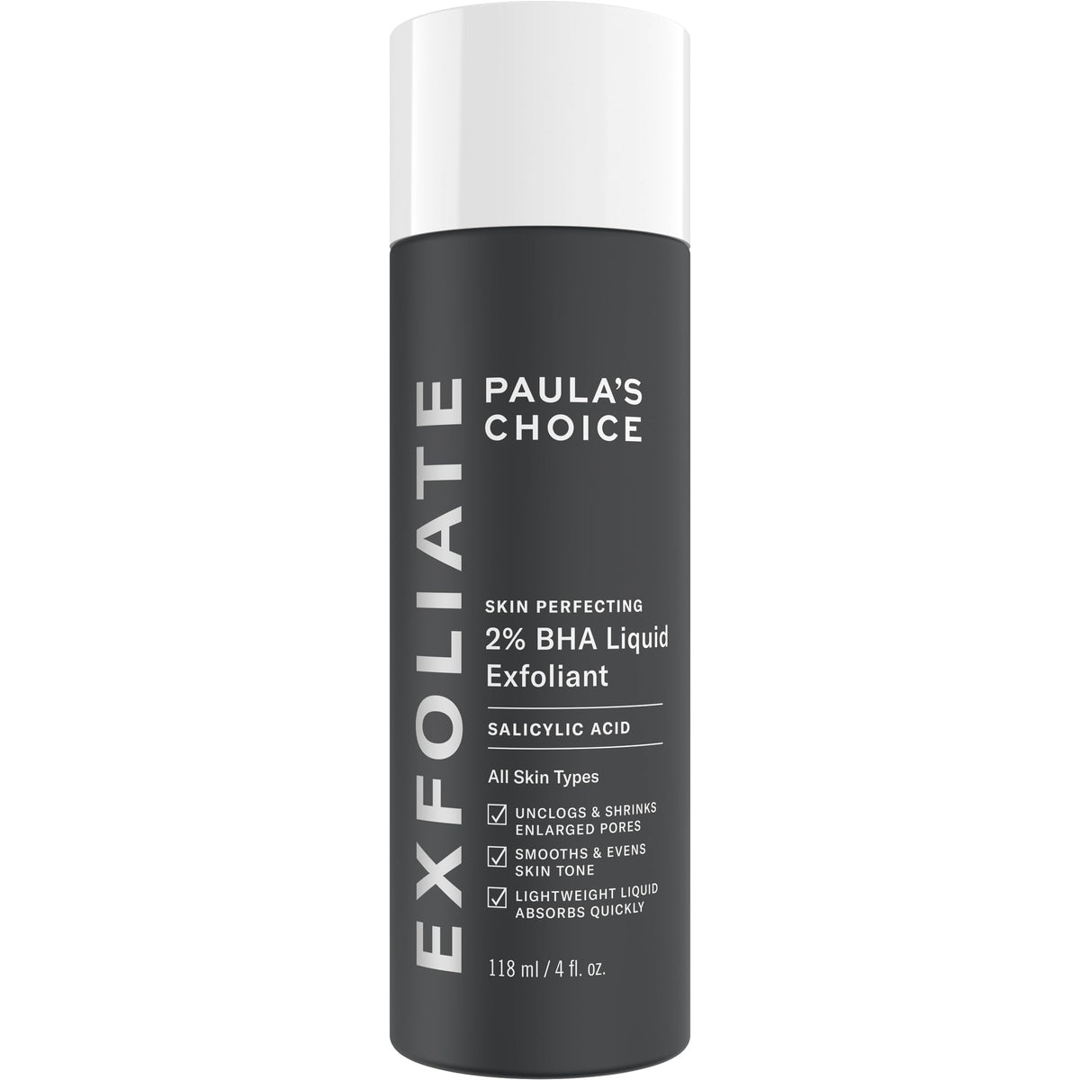Paula's Choice Skin Perfecting 2% BHA, bouteille exquise pour pores propres et soins doux