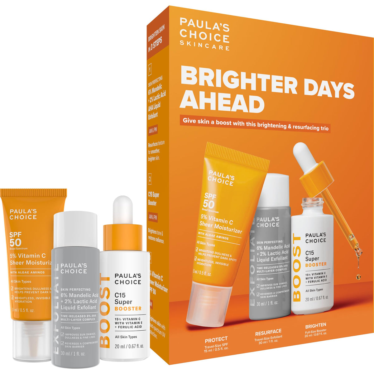 Paula's Choice SPF50 Visage – bouteille qui protège et uniformise le teint.