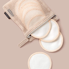 Application du toner et exfoliants grâce à ces disques, texture agréable.