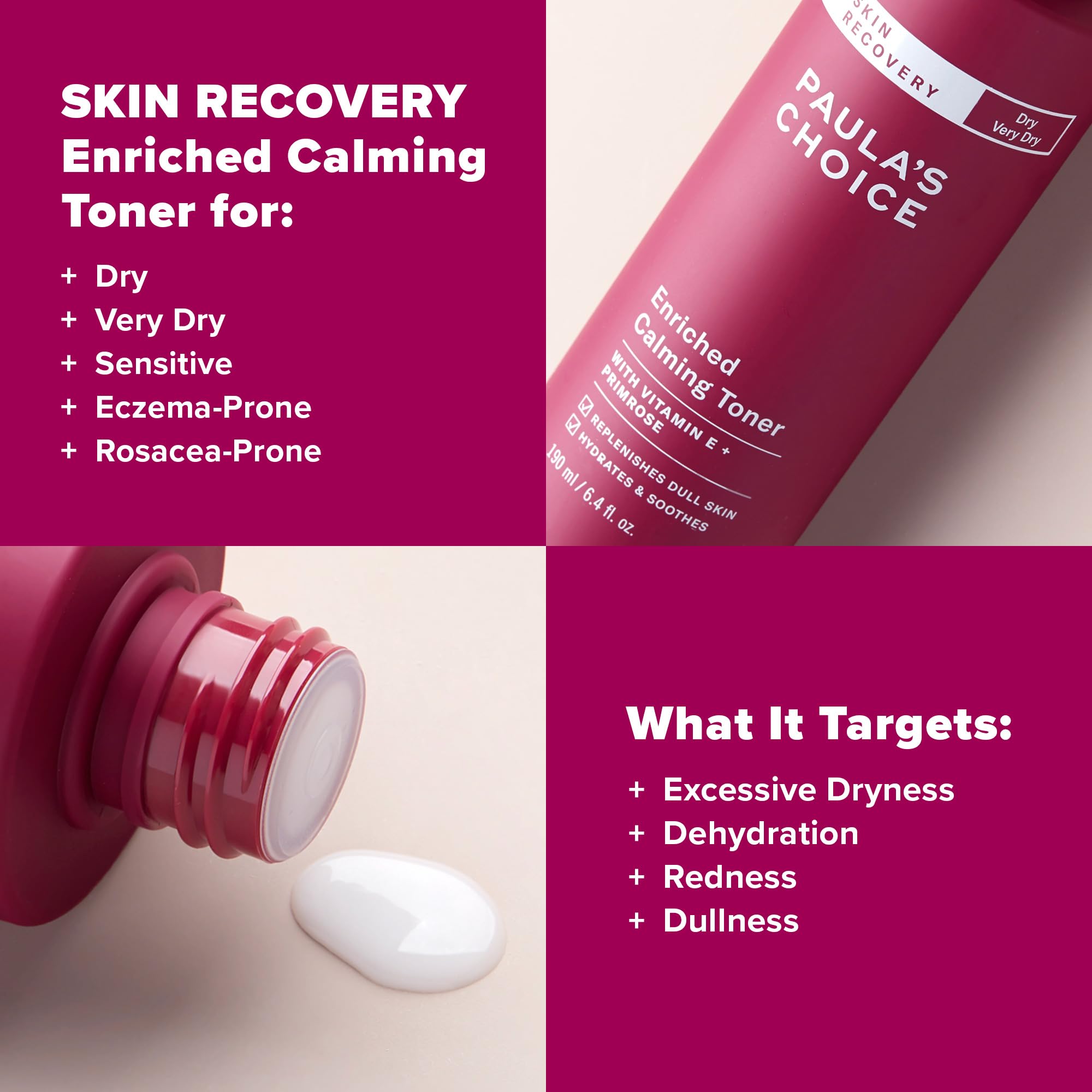 Paula's Choice Skin Recovery Toner — hydratation et antioxydants pour nourrir la peau.